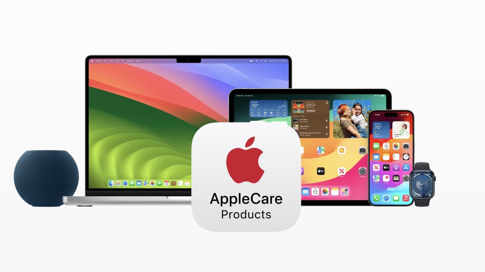 Trang quảng cáo AppleCare