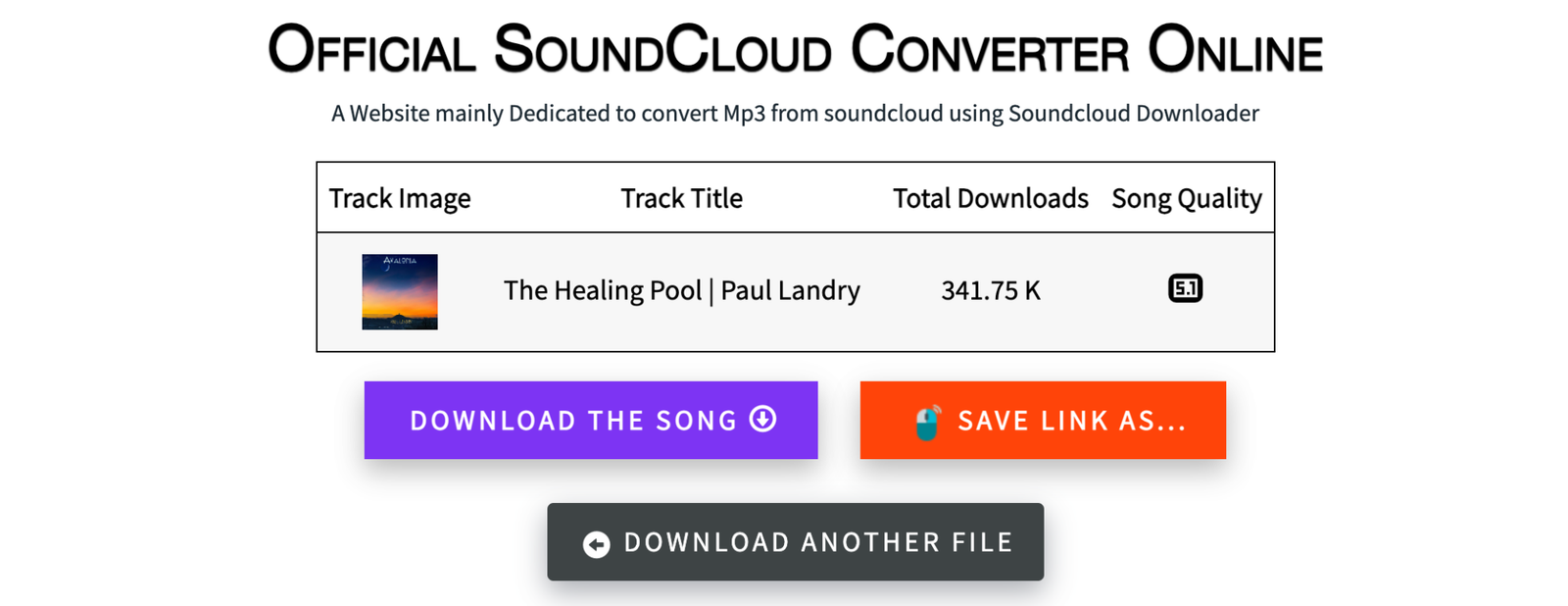 Tải xuống bài hát từ SoundCloud bằng KickAud.