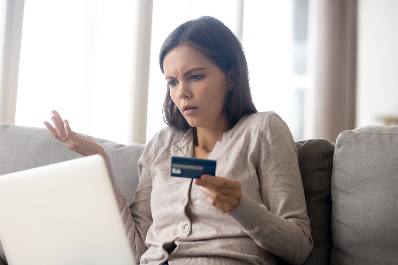 Woman-shocked-at-how-expensive-office-supplies-can-get-how-to-get-a-remote-job