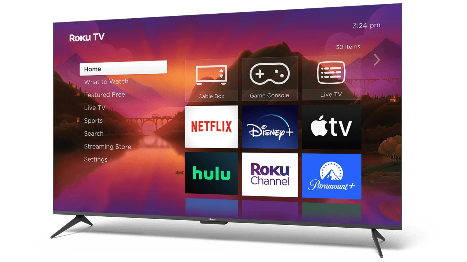 Giao diện Roku trên TV